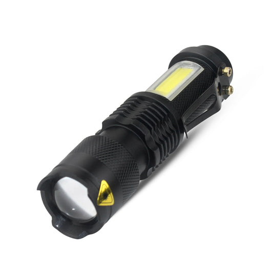 3800LM XML Q5+COB Waterproof Powerful Led Flashlight Torch ZOOM Mini Q5 Hand Lamp Linterna Led for Hiking/Fishing/Camping/Biking
