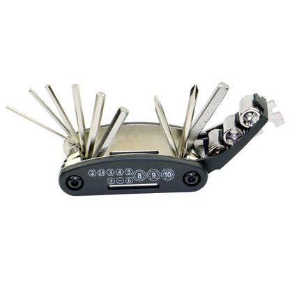 15 In 1 Inner And Outer Hexagon Screwdriver Wrench Combination Tool Bicycle Repair Tool Riding Equipment Accessories