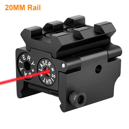20MM Infrared Laser Sight Hanging Under The Fishbone, Up, Down, Left And Right Adjustable Red Laser Sight