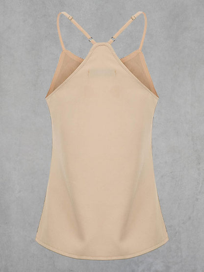 Women's Sleeveless Sparkle Shimmer Camisole Vest Sequin Tank Tops