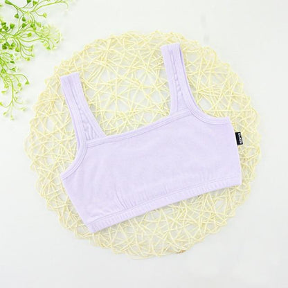 Amazing Summer Girls Cotton Half Tank Top In Many Colors For Teenager - beandbuy
