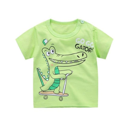 Children'S T-Shirt For Boys, Girls & Babies Cute Cartoon Toddler Tops Lovely Summer 0-6 Years - beandbuy