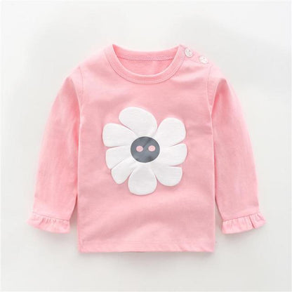 Fashionable Baby T-shirt Clothing Cotton Long-sleeve - beandbuy