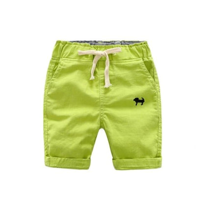 Kids & Baby Boys Knee-length shorts in a solid color made of elastic cotton - beandbuy