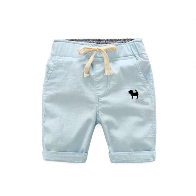 Kids & Baby Boys Knee-length shorts in a solid color made of elastic cotton - beandbuy