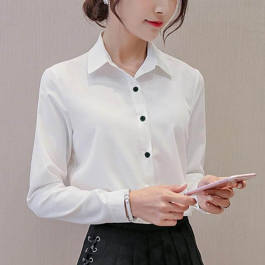 Stunning elegant shirt for women long sleeve - beandbuy