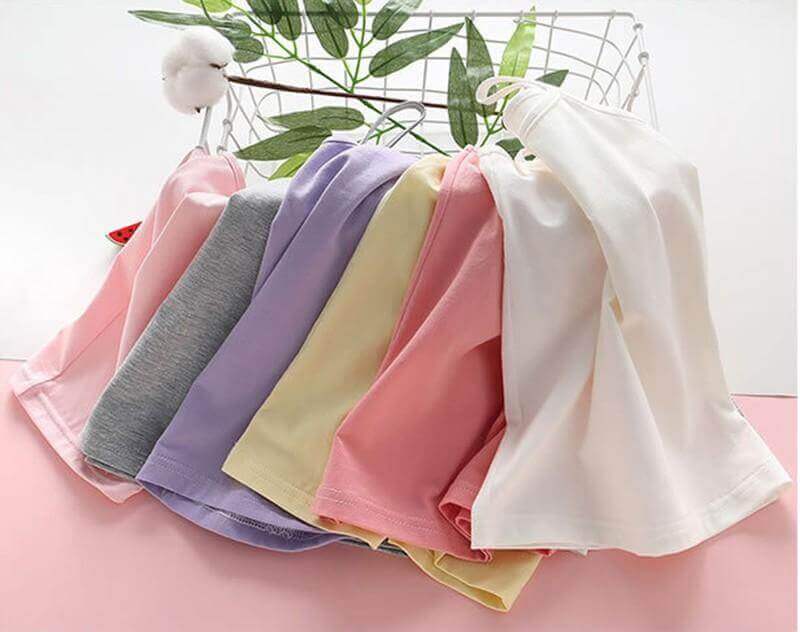 Summer Cotton Jerseys For Girls & Babies in Very Beautiful Colors - beandbuy