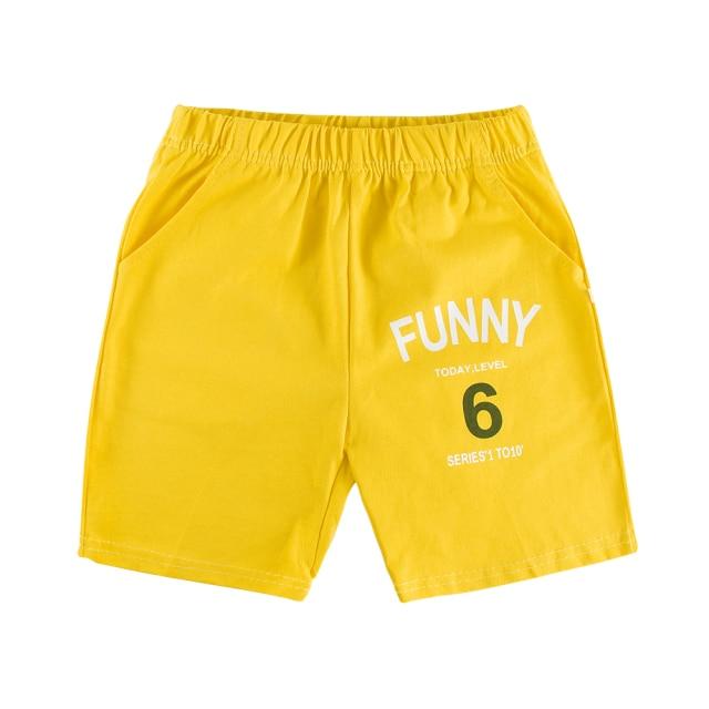 Toddler Pants Cotton Shorts Boys Beach Shorts - beandbuy