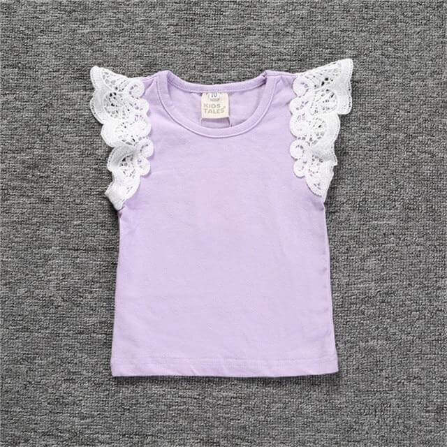 A special style lace tank top for baby girls - beandbuy