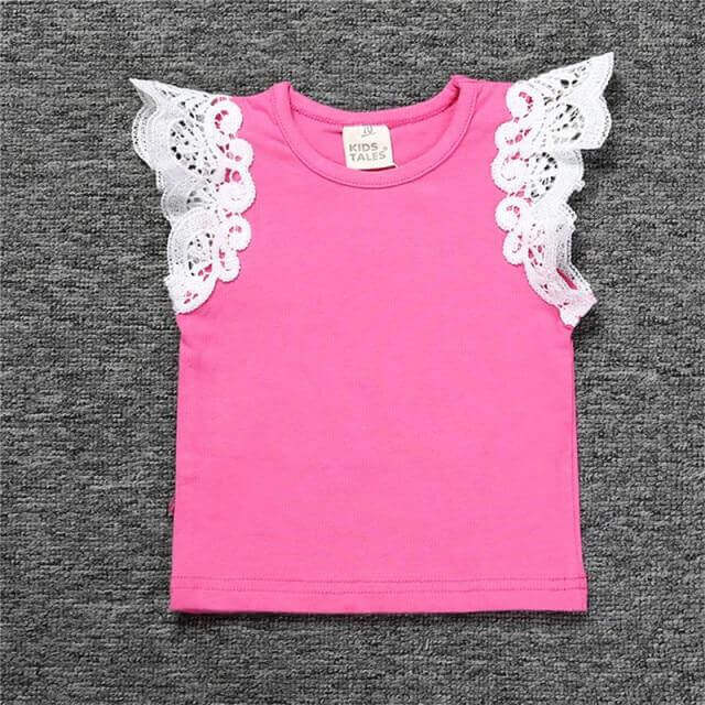 A special style lace tank top for baby girls - beandbuy