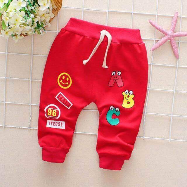 Cotton kids & baby sweatpants are printed in a variety of models - beandbuy