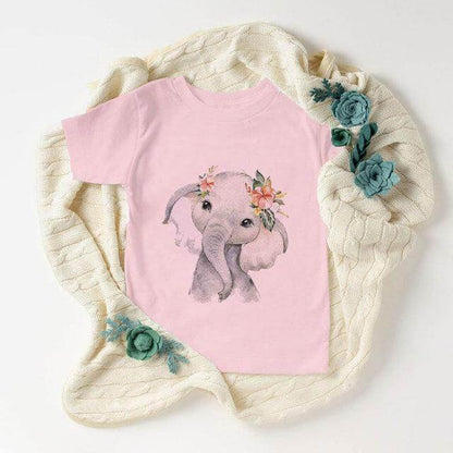 Plant Elephant Funny Cat Shirts Clothes Streetwear Baby Girl & Boy Fashion - beandbuy