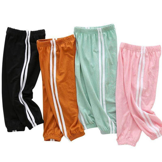 Slim colorful children's pants & toddlers, striped style - beandbuy
