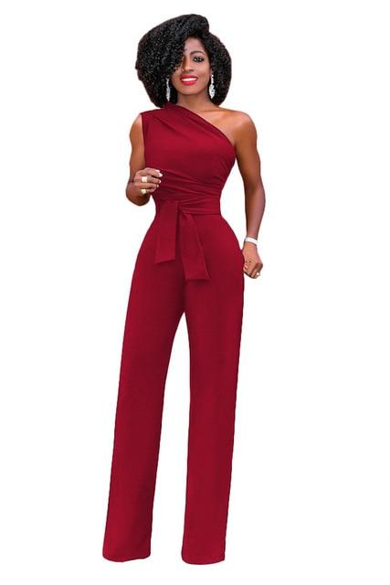 Stylish summer overall for women, elegant long pants - beandbuy