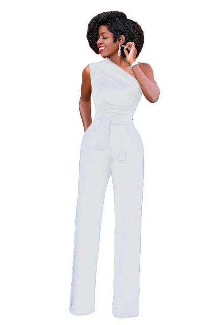 Stylish summer overall for women, elegant long pants - beandbuy